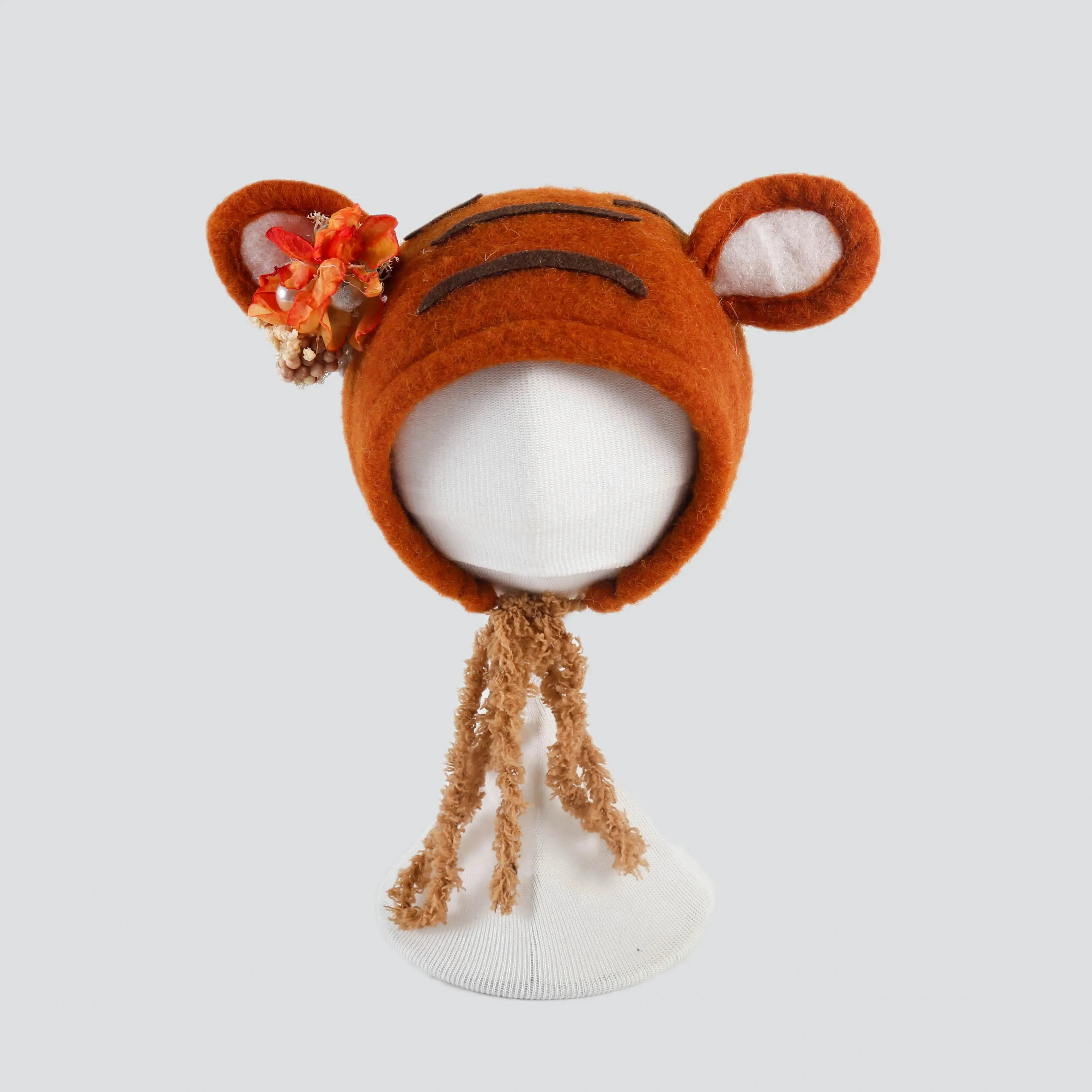 Newborn Wool Bunny and Deer Bonnets Photography Props