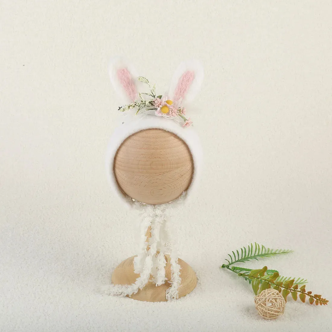 Newborn Wool Bunny and Deer Bonnets Photography Props