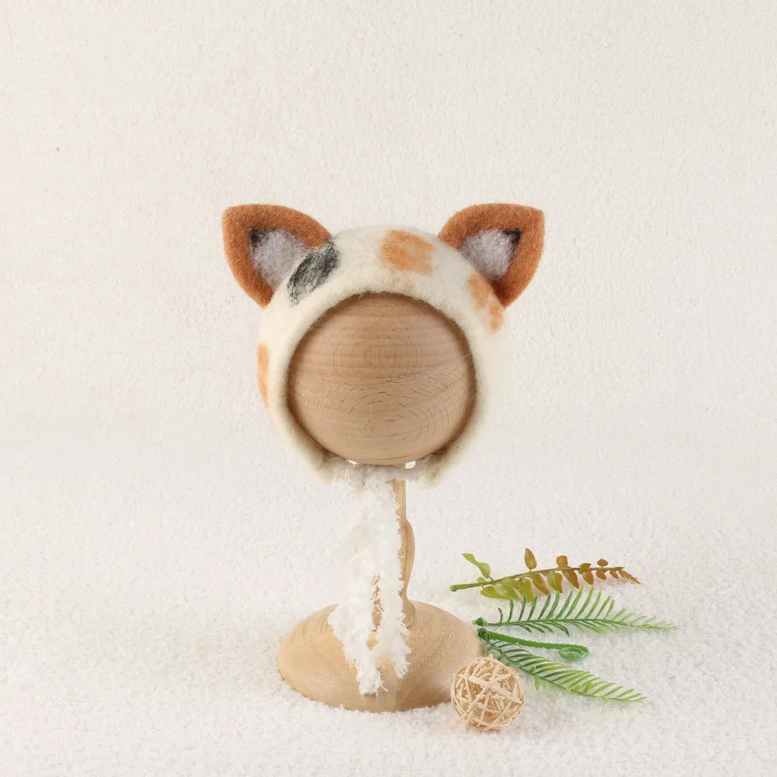 Newborn Wool Bunny and Deer Bonnets Photography Props
