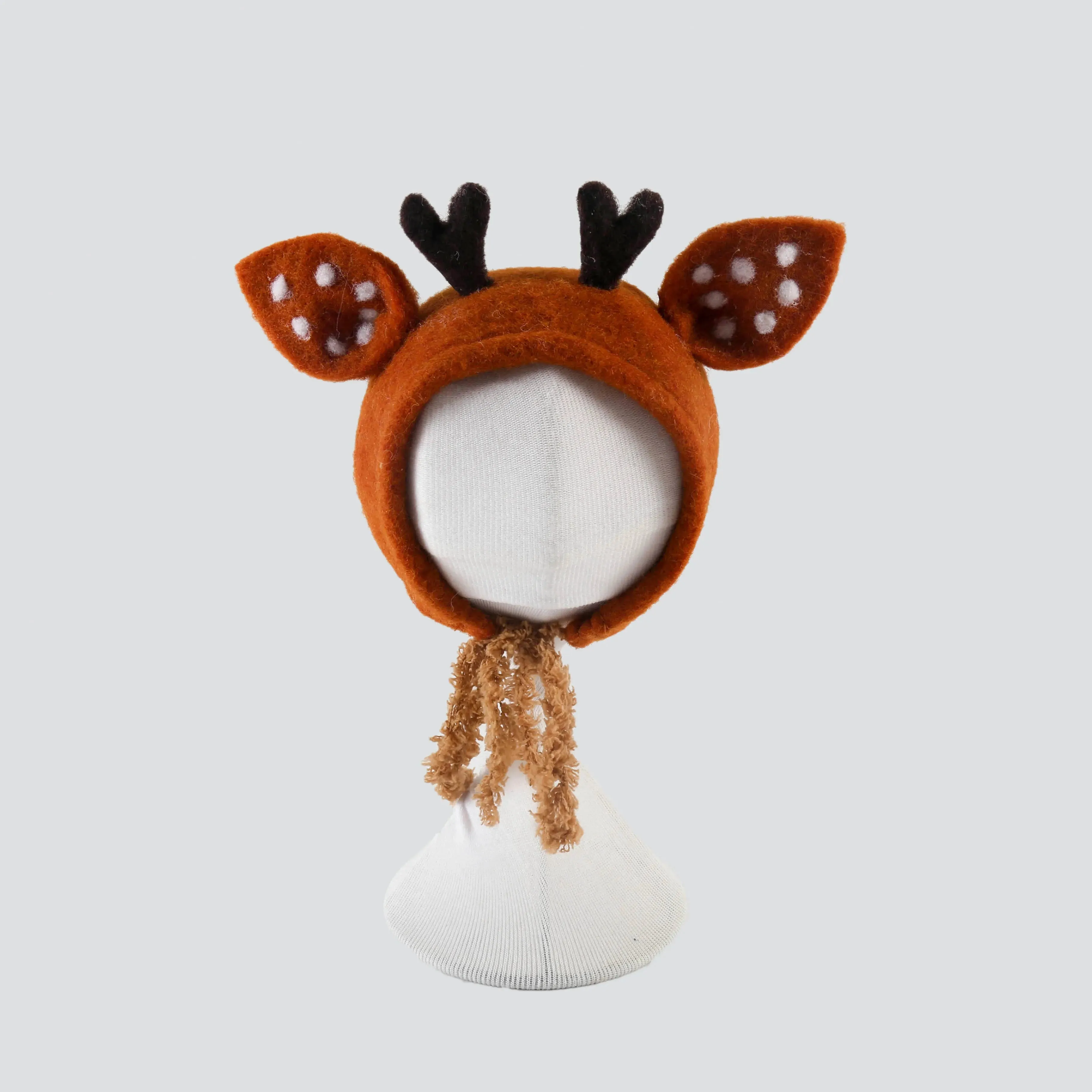 Newborn Wool Bunny and Deer Bonnets Photography Props