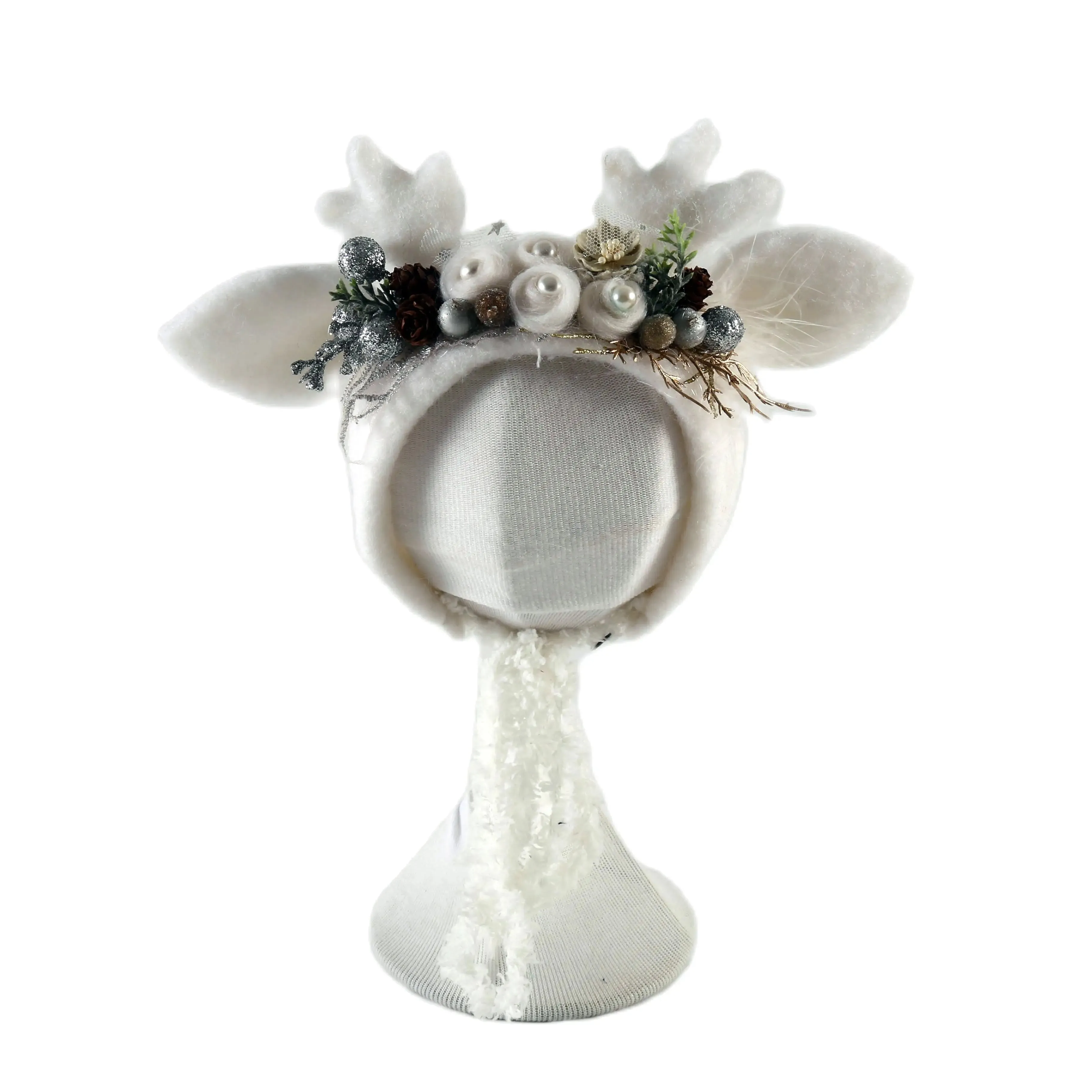 Newborn Wool Bunny and Deer Bonnets Photography Props