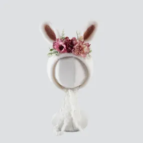 Newborn Wool Bunny and Deer Bonnets Photography Props