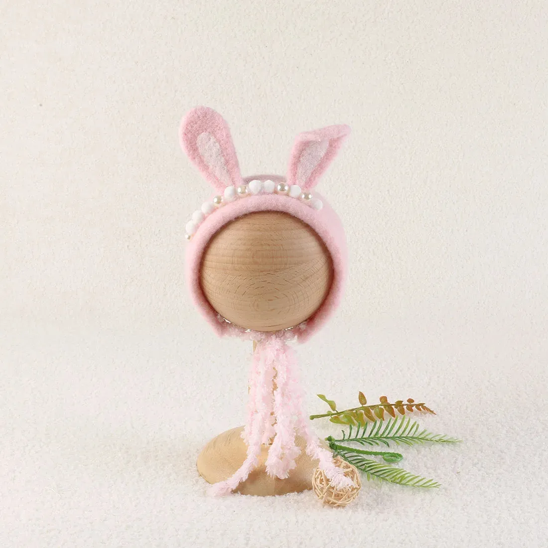 Newborn Wool Bunny and Deer Bonnets Photography Props
