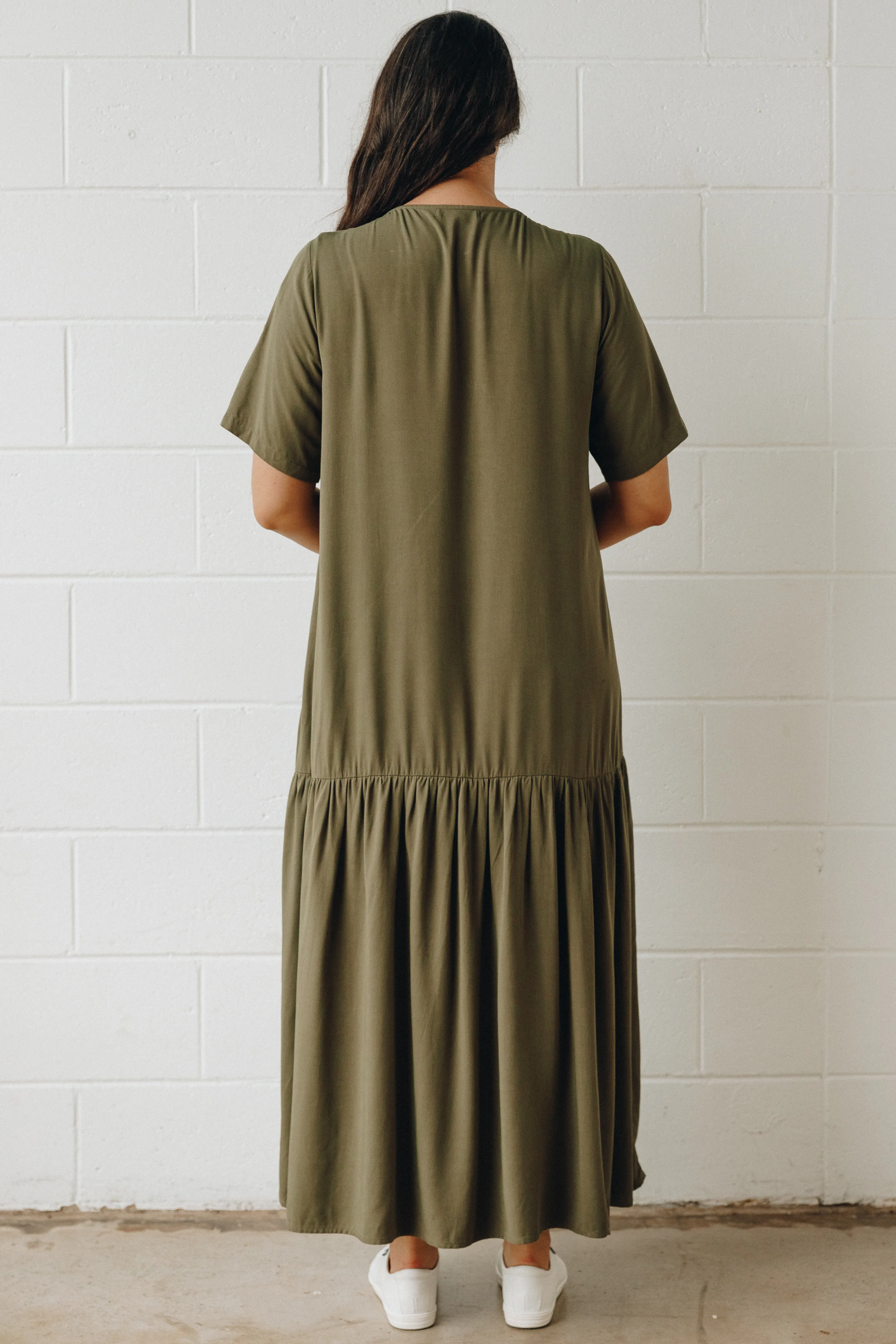 Peak Maxi Dress | Khaki | FINAL SALE