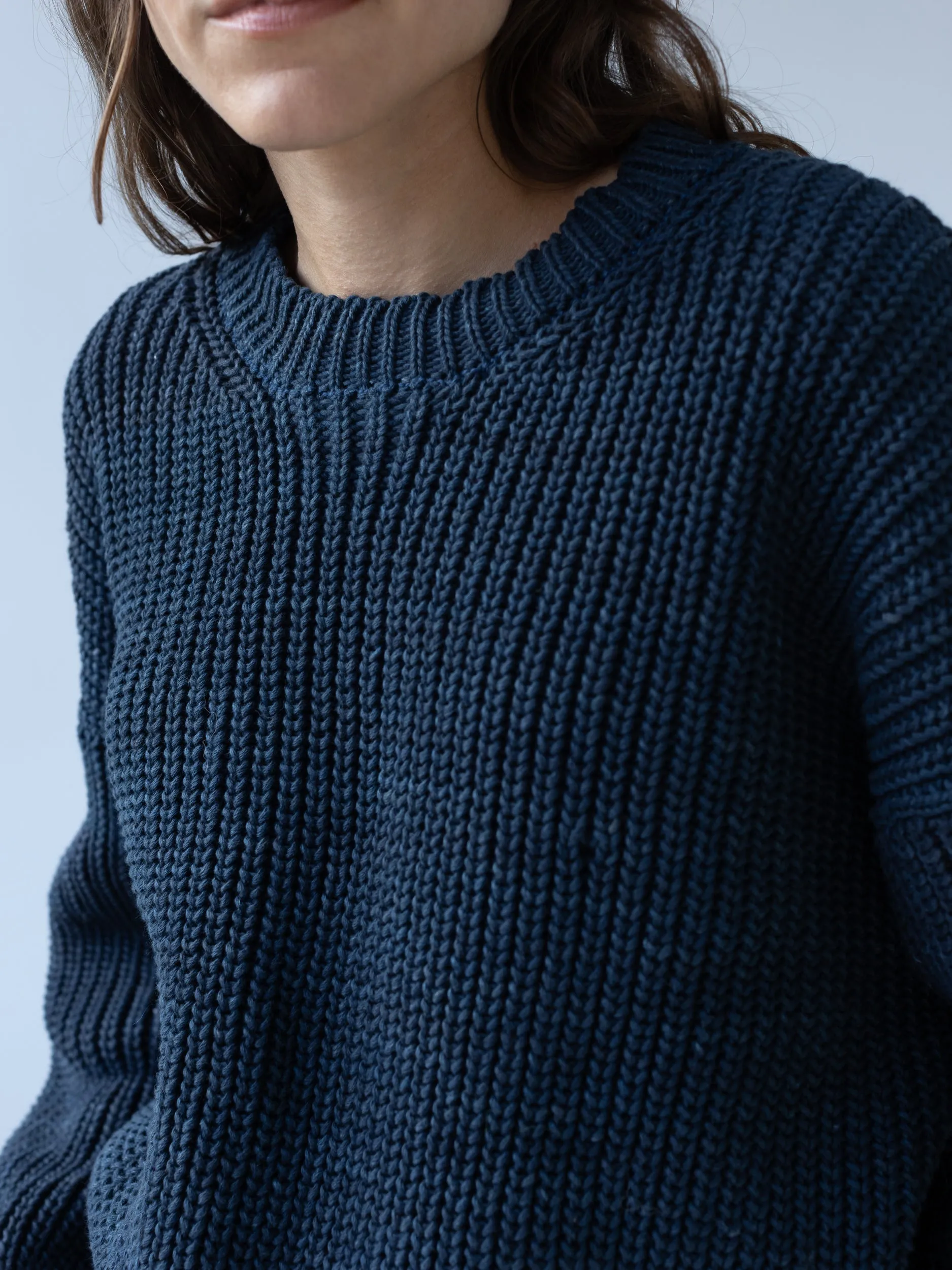 Perle Sweater in Darkest Indigo