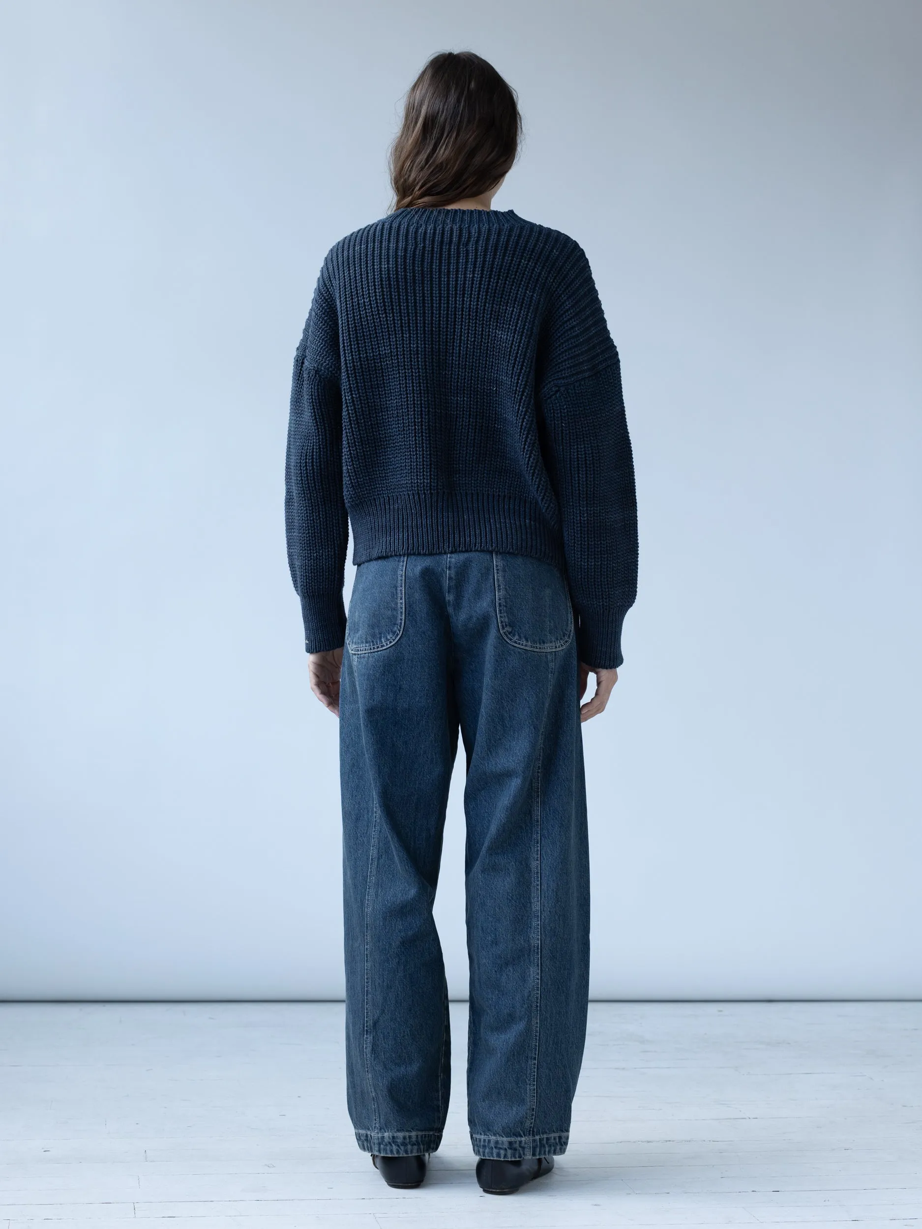 Perle Sweater in Darkest Indigo
