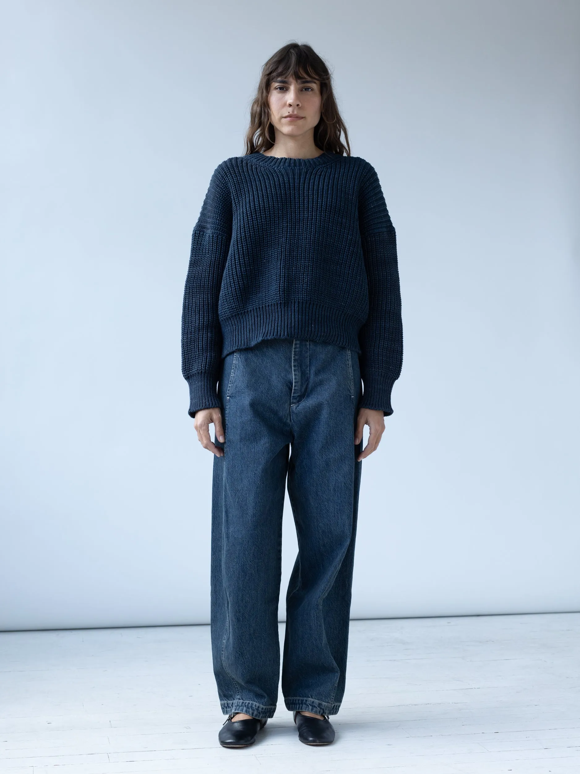Perle Sweater in Darkest Indigo