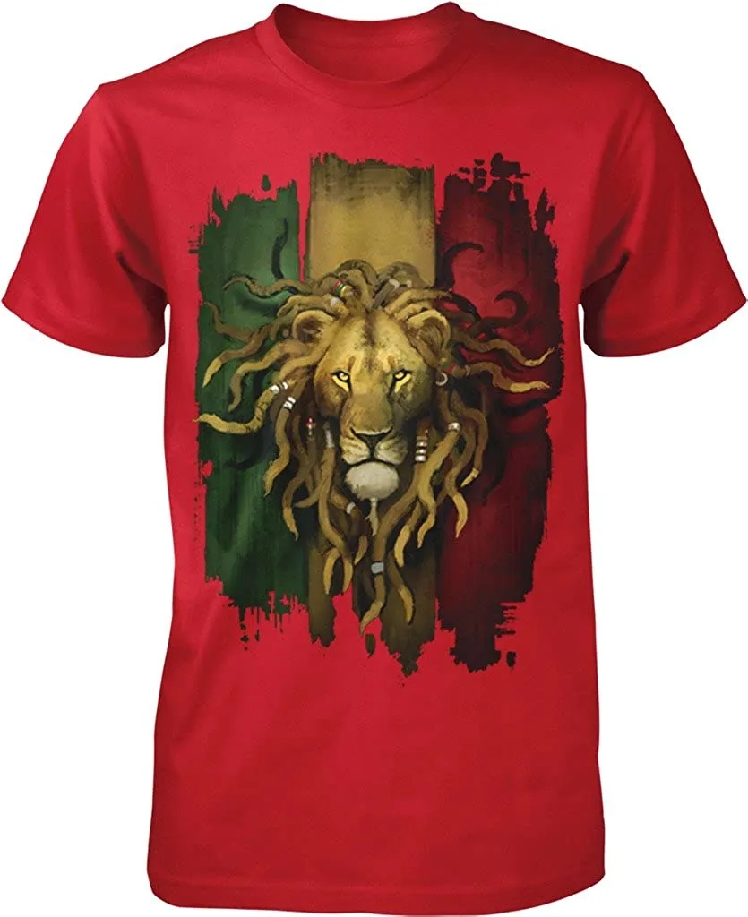 Rastafarian Lion Men's T-Shirt