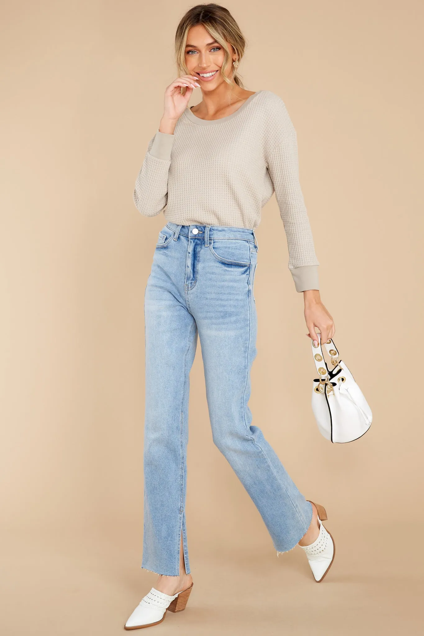 Rekindle Love Taupe Top