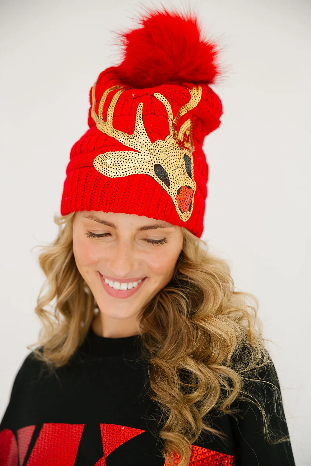 RUDOLPH RED BEANIE