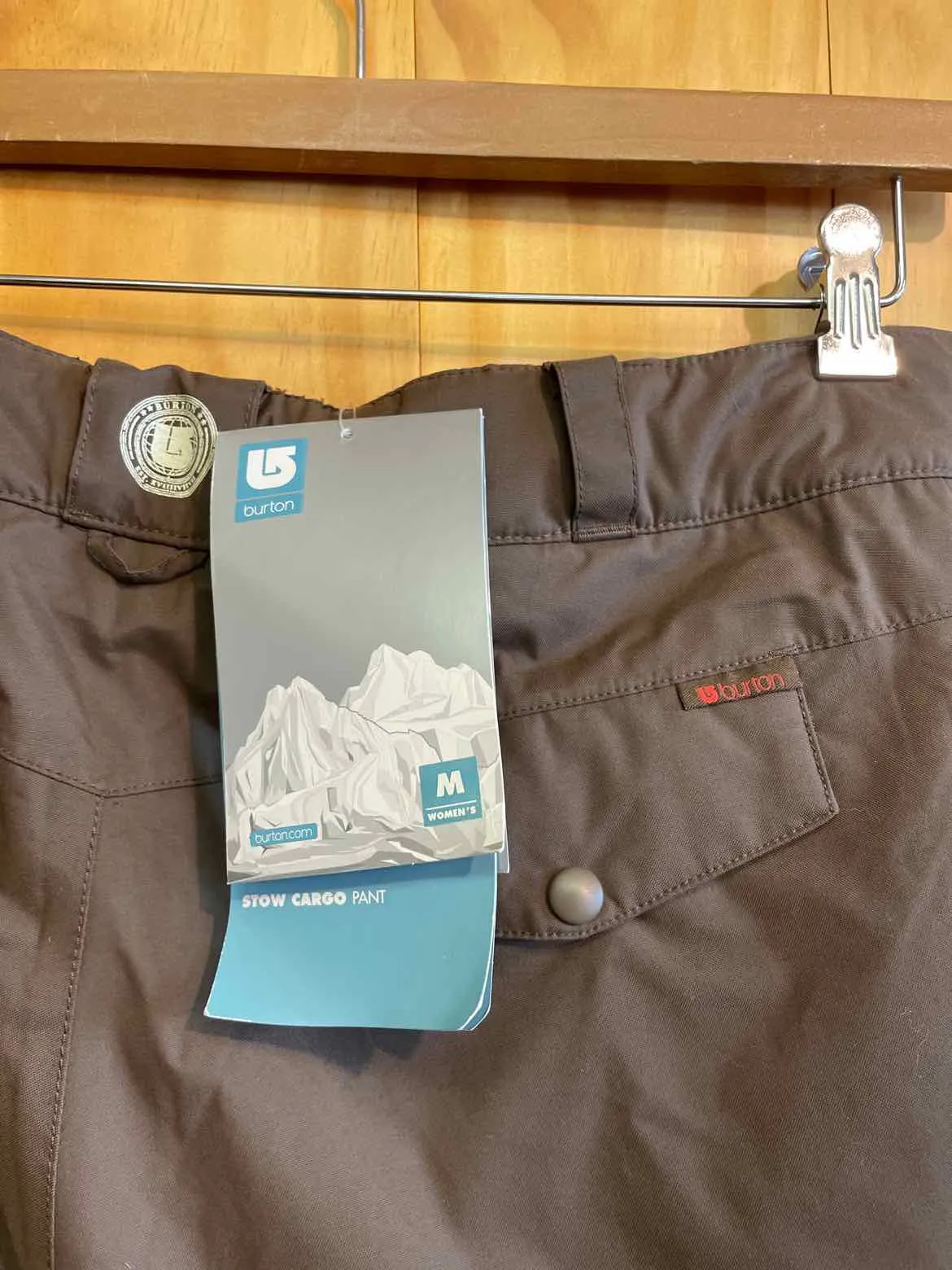 Size Medium Burton Brown Women's Snow Pants