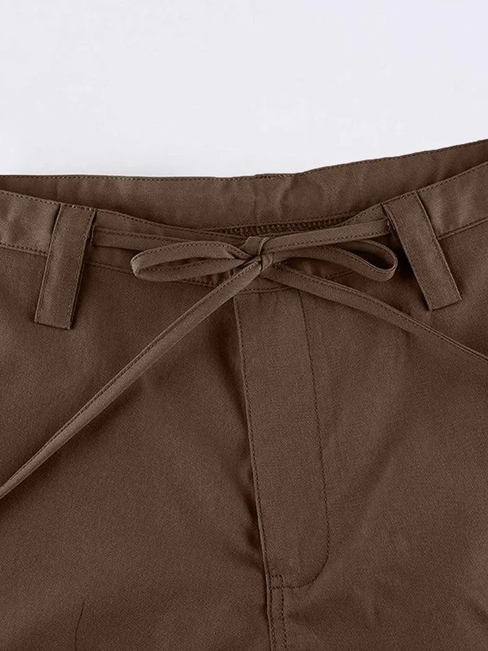 Straight Leg Pocket Cargo Pants