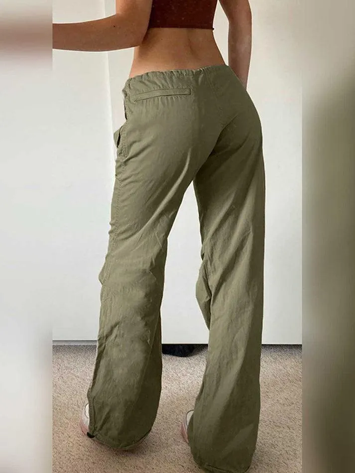 Straight Leg Pocket Cargo Pants