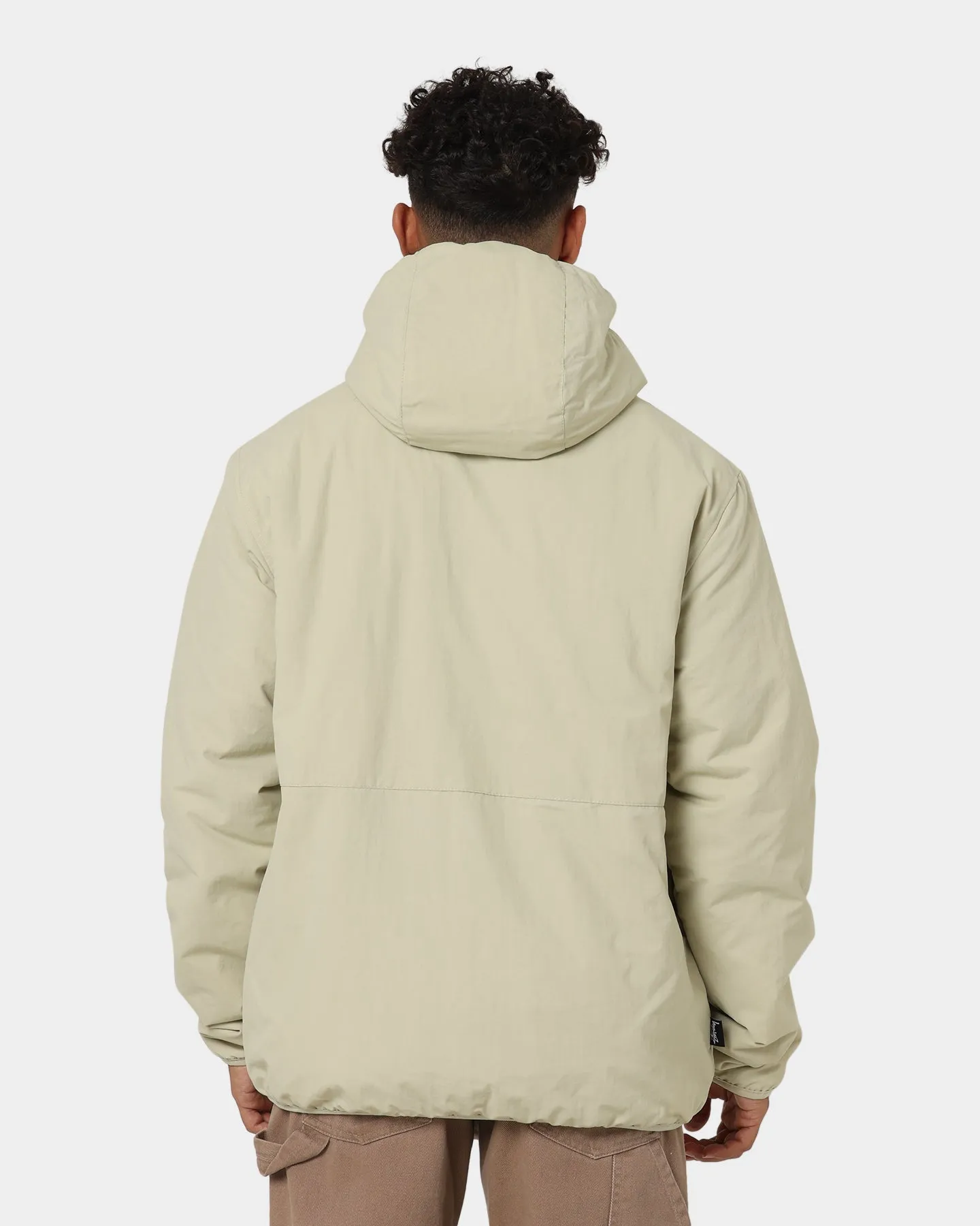 Stussy Graffiti Nylon Hooded Jacket Cement