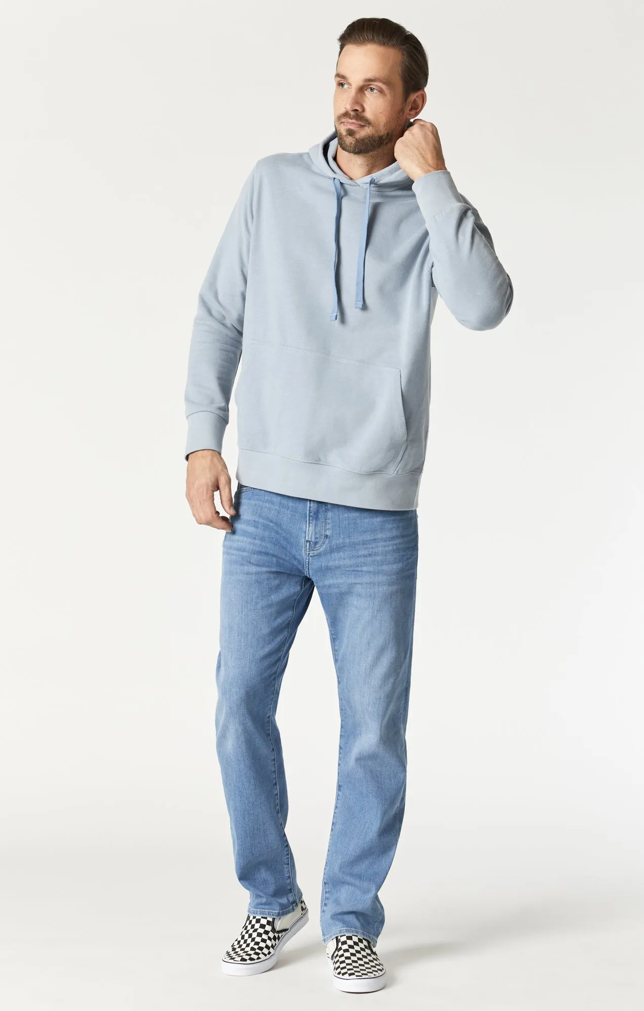 SWEATSHIRT IN ALUMINUM NATURAL DYE