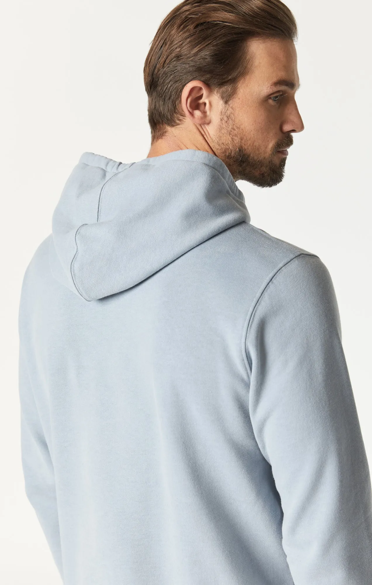 SWEATSHIRT IN ALUMINUM NATURAL DYE