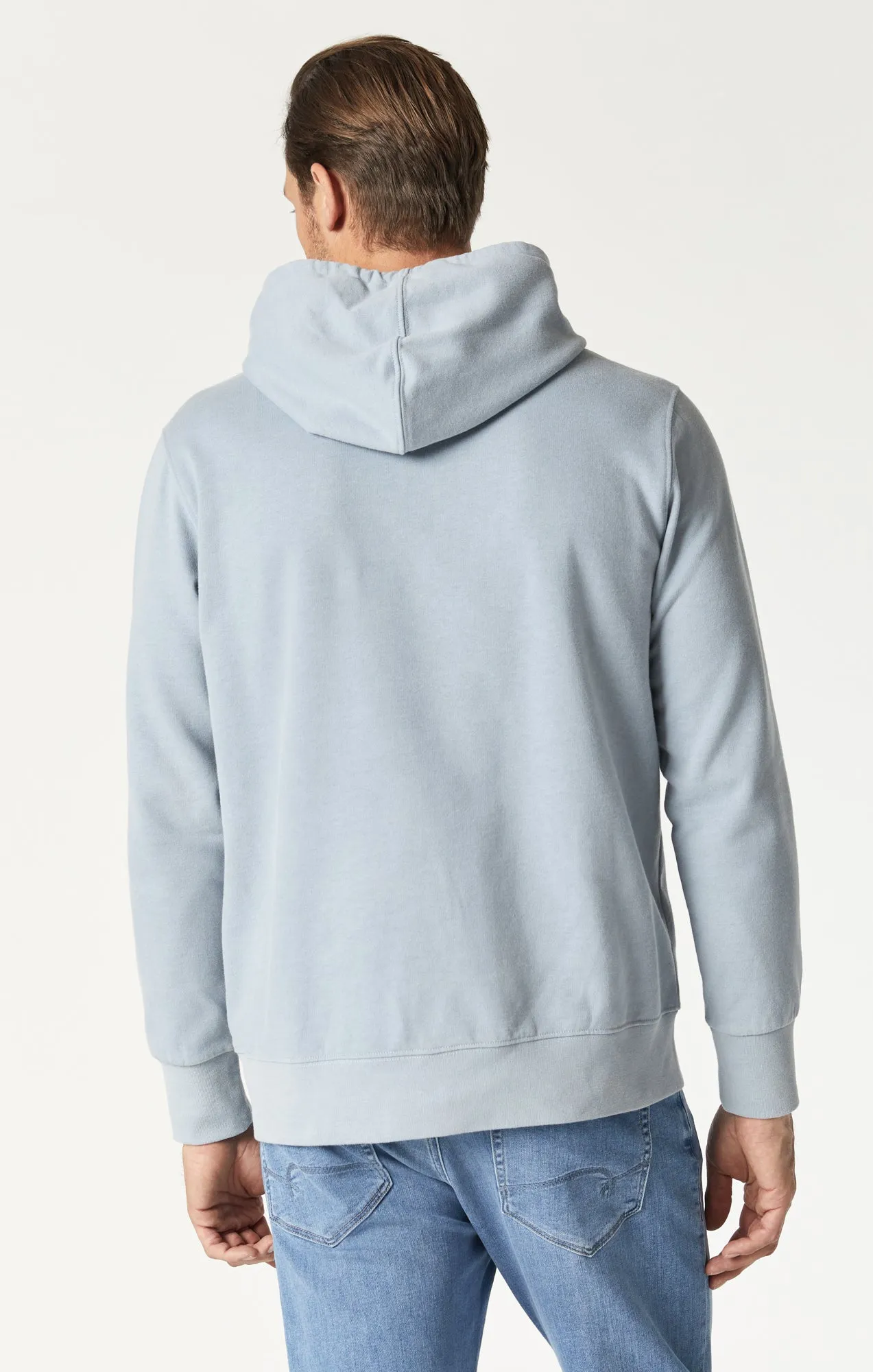 SWEATSHIRT IN ALUMINUM NATURAL DYE