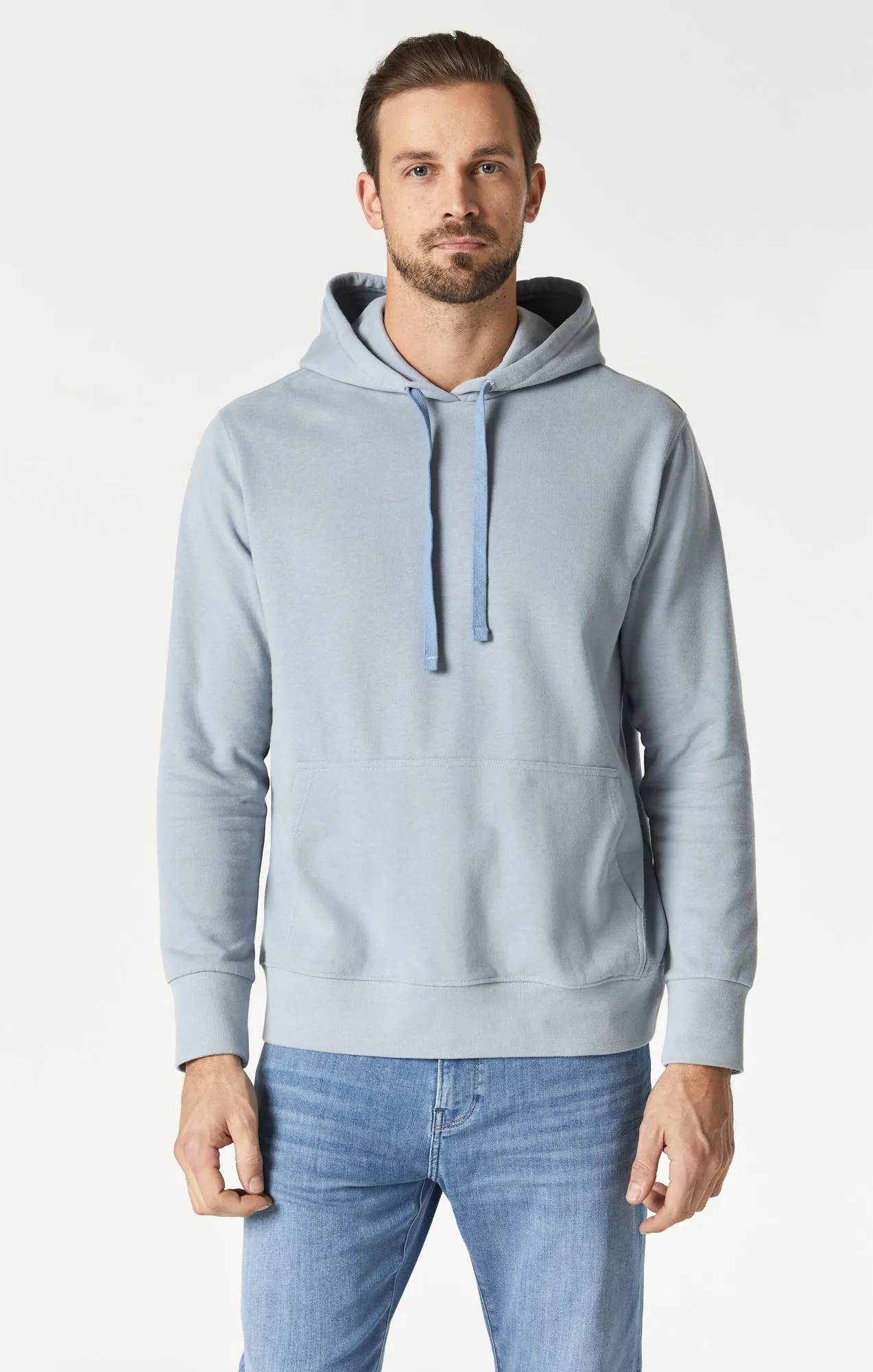SWEATSHIRT IN ALUMINUM NATURAL DYE