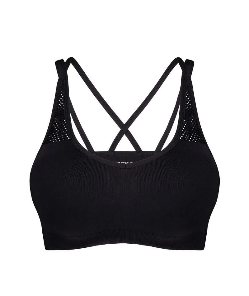 Triumph Triaction Bra Zen Wire-free Top - Black