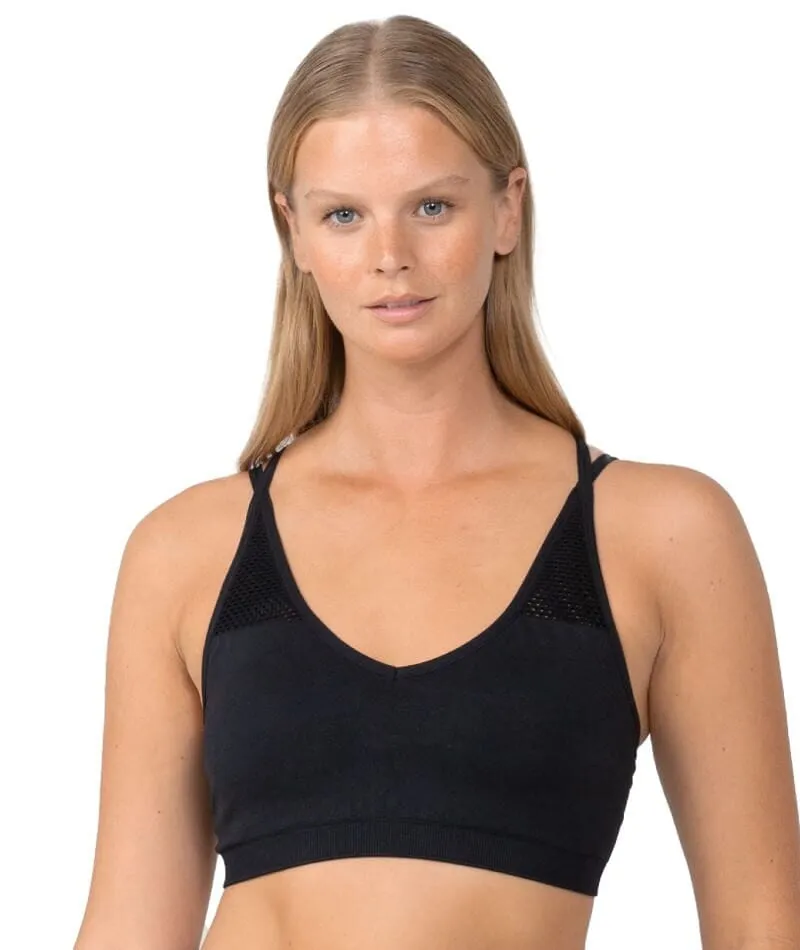 Triumph Triaction Bra Zen Wire-free Top - Black