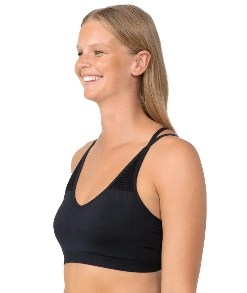 Triumph Triaction Bra Zen Wire-free Top - Black