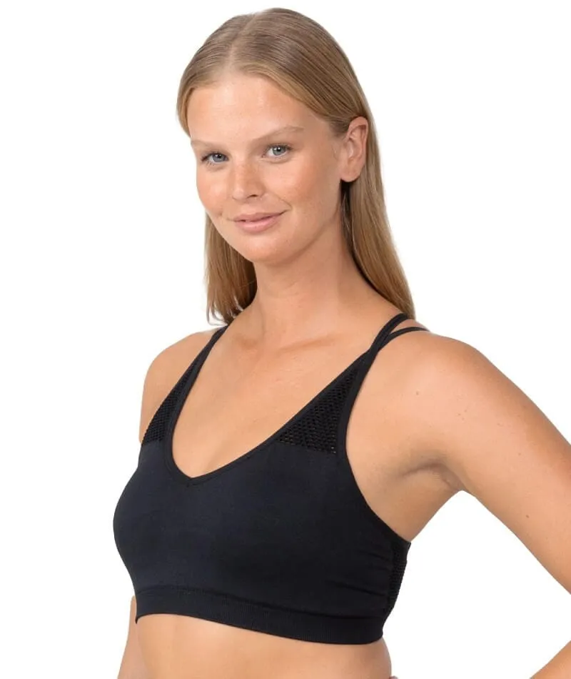Triumph Triaction Bra Zen Wire-free Top - Black