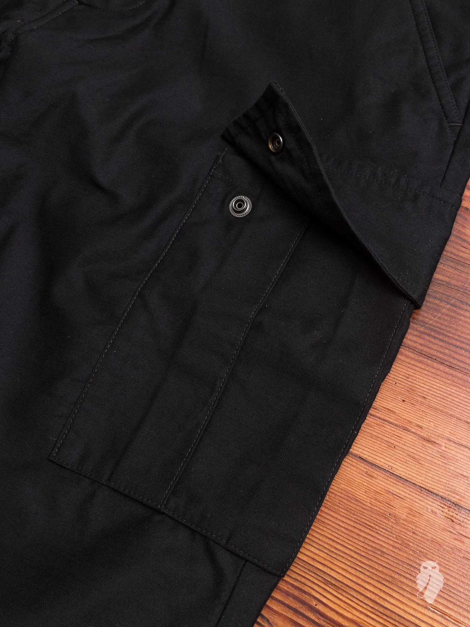 Utility Cotton BDU Pants in Black
