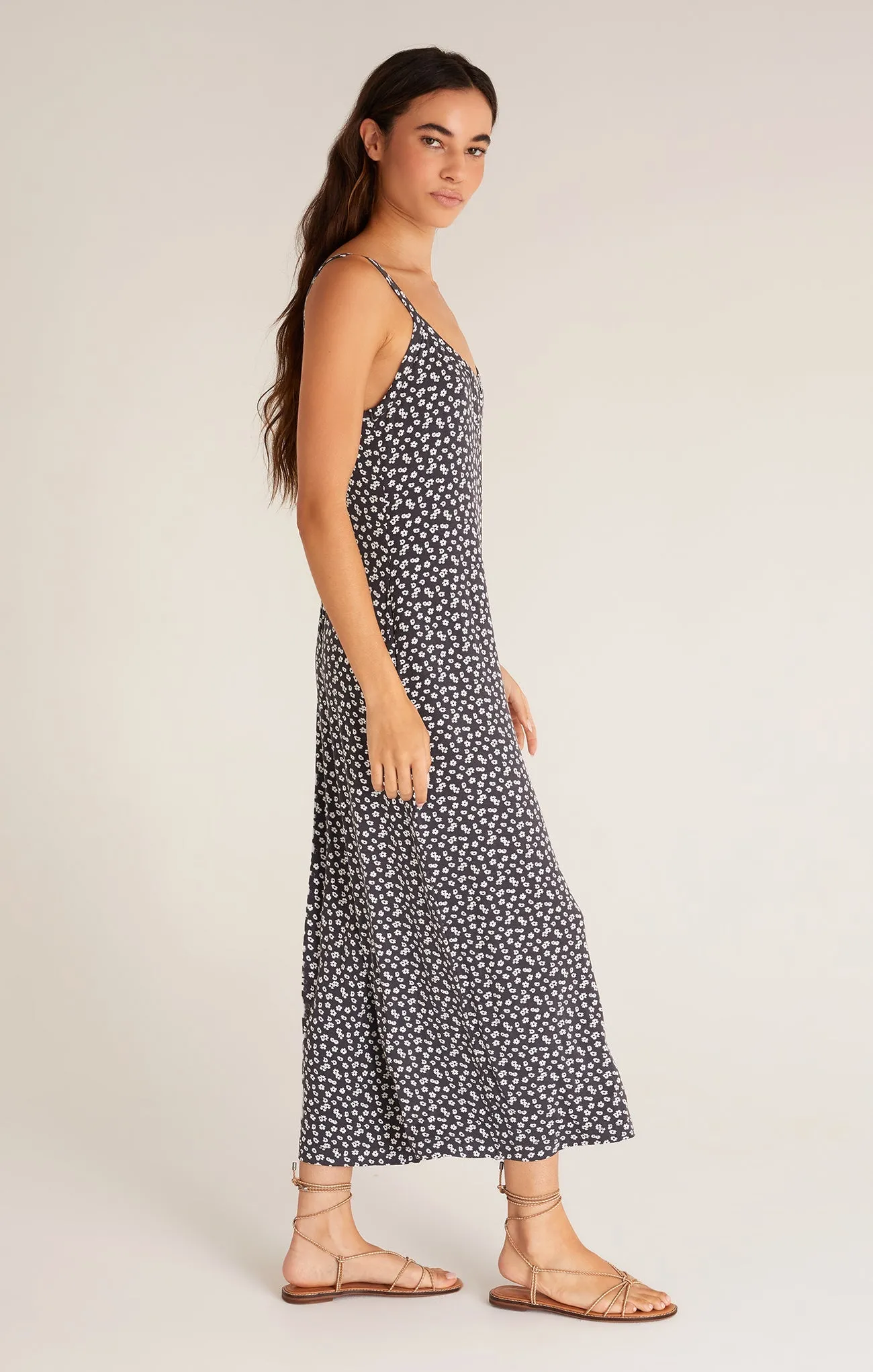 Z-Supply Solstice Ditsy Floral Jumpsuit - Shadow